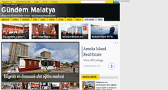 Desktop Screenshot of gundemmalatya.com